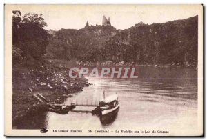 Old Postcard Creuse Crozant Illustree La Vedette Lake Crozant