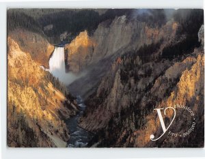 Postcard Lower Falls, Yellowstone National Park, Wyoming