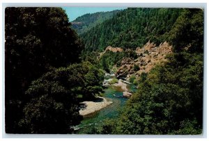 1963 North Fork Of The Yuba River Sacramento California CA Vintage Postcard