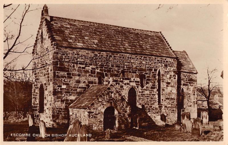 uk15268 escombe church bishop auckland  real photo  uk