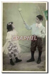 Postcard Old Children Diabolo