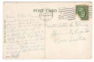 Institute of Technology, Natural History, Boston Massachusetts, 1909 Flag Cancel