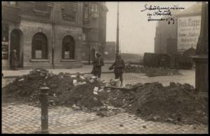 Germany 1919 Revolution Freikorps Duesseldorf Oberbilk Spartakus RPPC 61396