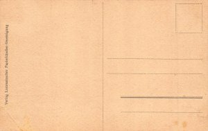 B197 Germany Lommatzsch Kirche mit Doebelnerstr vintage postcard