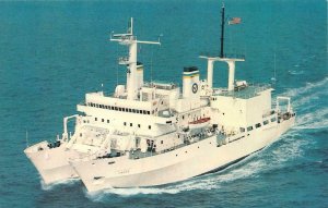 Naval Research Ship  USNS HAYES T-AGOR 16  Catamaran Style Military~Navy Ship