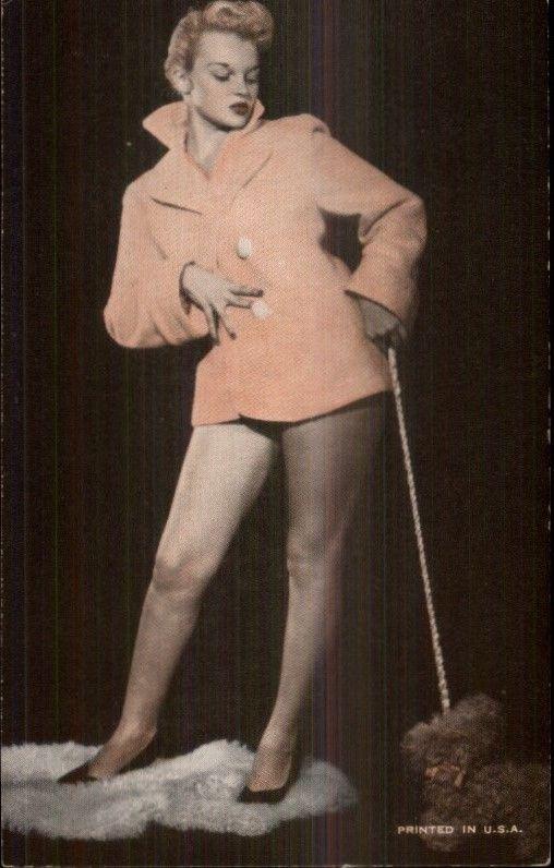 Showgirl Burlesque Sexy Pin Up Woman Postcard #53