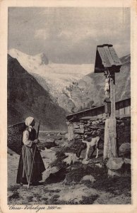 GROSS VENEDIGER TIROL AUSTRIA~3660m ELEVATED~1927 VIEW PHOTO  POSTCARD