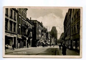 443372 POLAND Thorn Torun Kulmer strasse street advertising Vintage photo