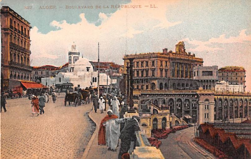 Boulevard de la Republique Alger Algeria Unused 