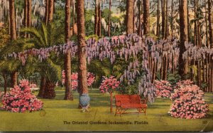 Florida Jacksonville The Oriental Gardens 1952