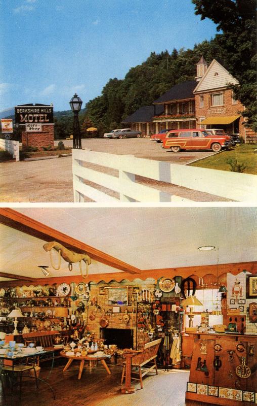 MA - Williamstown. Berkshire Hills Motel, Early America Gift Shop