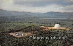 Bell Telephone System's Earth Statino Space Andover, ME, USA Postal Used Unkn...