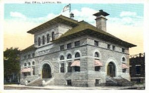 Post Office - Lewiston, Maine ME  