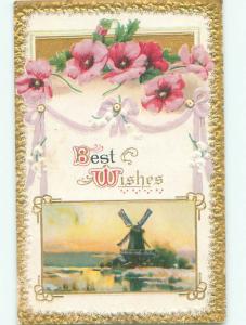 Divided-Back BEAUTIFUL FLOWERS SCENE Great Postcard AA3995