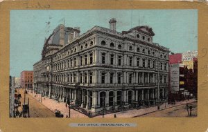 Post Office, Philadelphia, Pennsylvania, early postcard, used in 1906