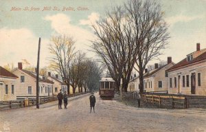 Baltic Connecticut Main Street Mill Street Vintage Postcard AA51052