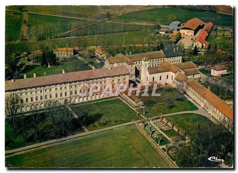 Modern Postcard Abbey Citeaux Nuits St Georges Aerial View General