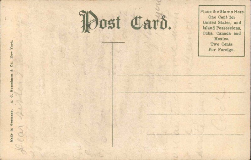 Jamestown Exposition 1907 Auditorium Postcard