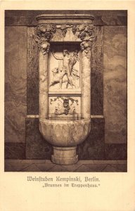 A173 Germany 1907 Weinstuben Kempinski Berlin Wine Bar Treppenhaus postcard