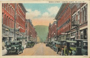 OIL CITY, Pennsylvania, 1926; Seneca Street, Looking North