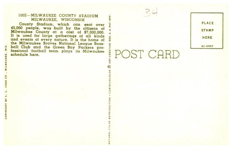 Wisconsin  Miwaukee County Stadium