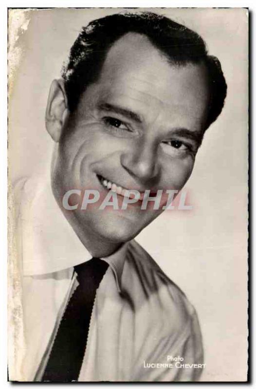  Semi Modern Postcard Actor Cinema Eddie Constantine