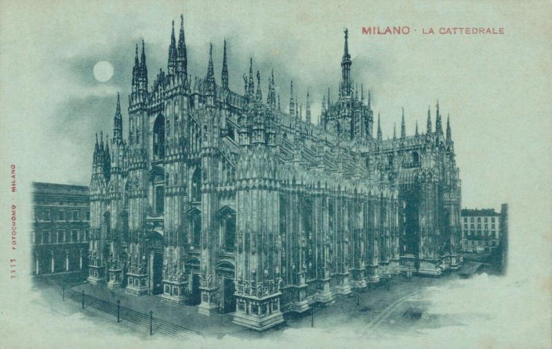 Italy Milano La Cattedrale Unposted 01.71