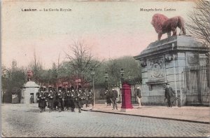 Belgium Laeken La Garde Royale Laken Vintage Postcard C194