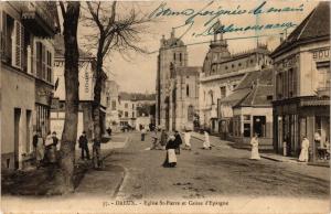 CPA DREUX-Église St-PIERRE et Caisse d'Epargne (184636)