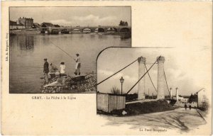 CPA Gray La Peche a la Ligne (1273192)