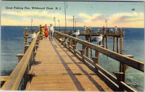 Postcard PIER SCENE Wildwood New Jersey NJ AL0190