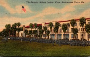 Florida Venice Kentucky Military Institute Winter Headquarters 1955 Curteich