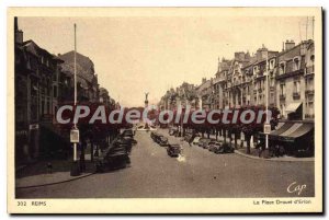 Old Postcard Reims Place Drouet D'Erlon