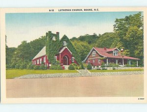 Unused Linen CHURCH SCENE Boone North Carolina NC L4854