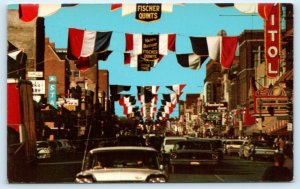 ABERDEEN, South Dakota SD ~ Fischer Quints MAIN STREET PARADE 1963 Postcard