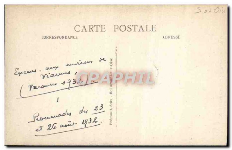 Old Postcard Luzarches The buddy Saint Come