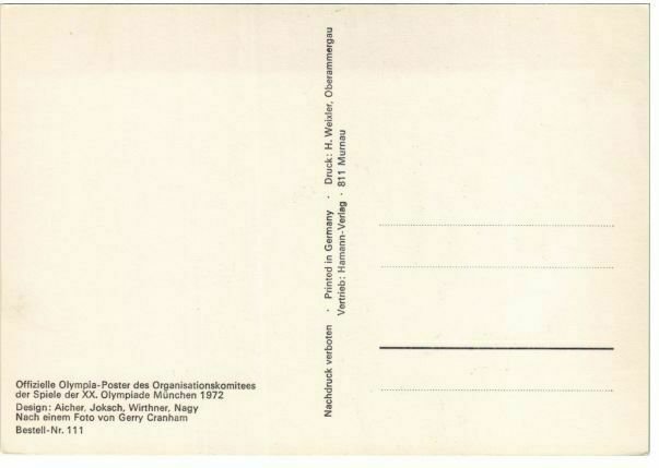 OLYMPIC GAMES 1972 MÃNCHEN SPORTS 13 CPA (L4365)