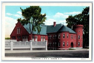 c1950 Gymnasium University Of NH School Campus Durham New Hampshire NH Postcard