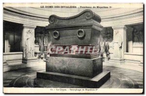 Old Postcard Paris Hotel des Invalides Tomb of Napoleon 1st