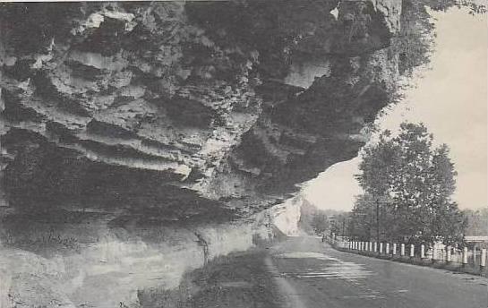 Arkansas Bentonville Overhanging Cliffs Albertype