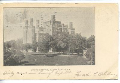 BATON ROUGE LOUISIANA STATE CAPITOL BUILDING ANTIQUE VINT...