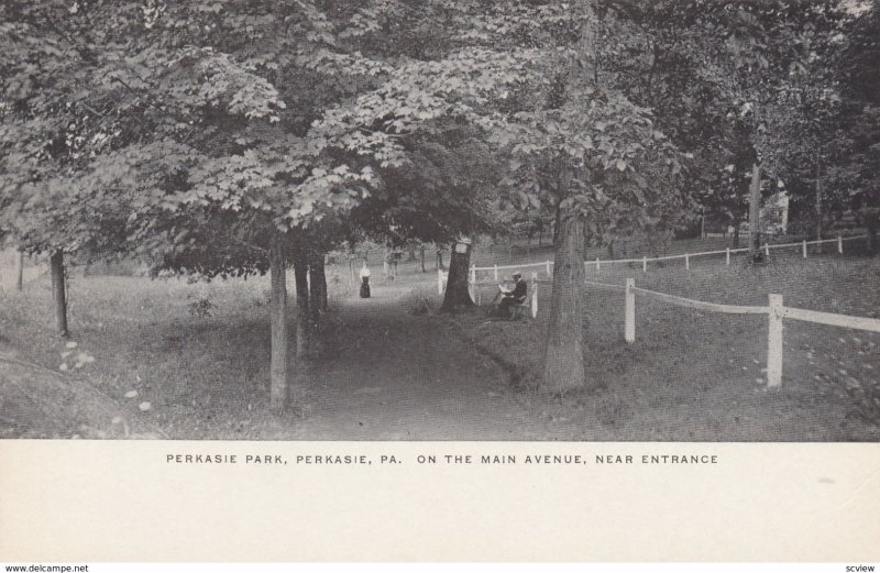 PERKASIE , Pennsylvania , 00-10s Main Entrance to Park