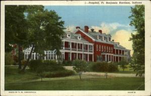 Ft Benjamin Harrison IN Hospital Postcard
