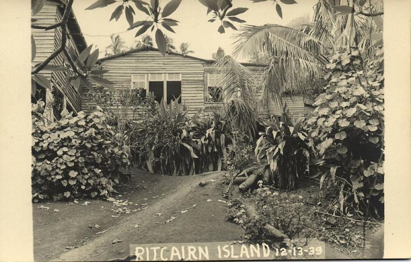 Pitcairn Islands, Byrd Antarctic Expedition III (1939) RPPC (1)