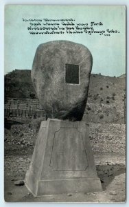 IDAHO SPRINGS, CO ~ Jackson GOLD DISCOVERY Monument  c1910s Photoette  Postcard