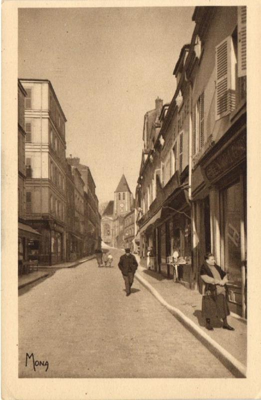 CPA Paris 20e Quartier de Charonne - La Rue St-Blaise et Église (52146)