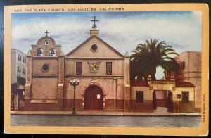 Vintage Postcard 1930-1945 The Plaza Church, Los angeles, California (CA)