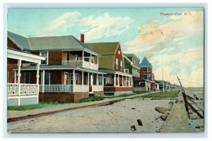 1910 Houses Near Pleasant View, Westerly Rhode Island, RI Postcard