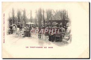 Old Postcard Horse Riding Equestrian All of Paris in the Bois