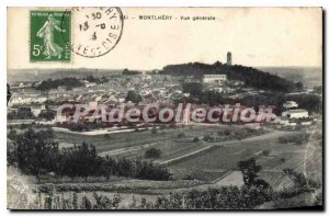 Postcard Old Montlhery general view